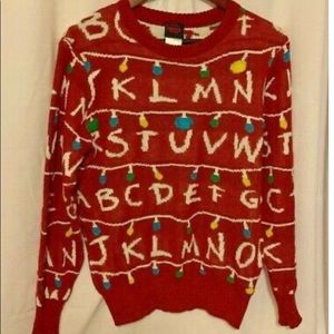 Stranger Things Light Up Ugly Christmas Sweater